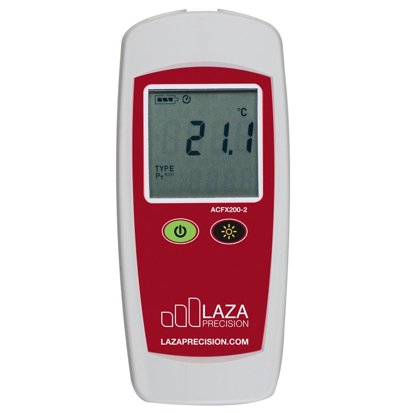 ACFX200 Klipspringer Thermometer, PT1000, ±0.5ºC accuracy, red