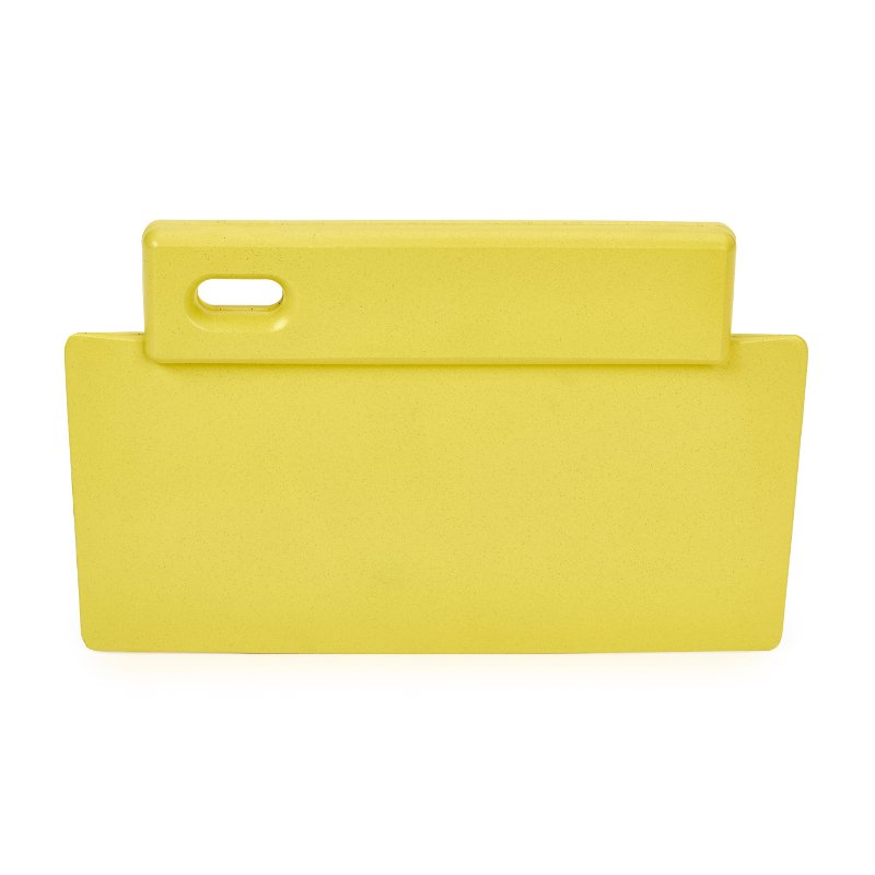 Detectable Heavy Duty Hand Scraper - 3 Way, 200mm, Yellow