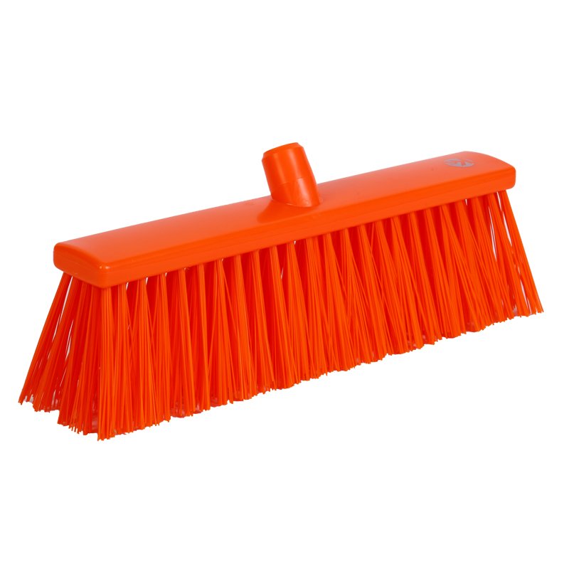 Broom - Long, Extra Stiff PBT Bristle, 400mm, Orange