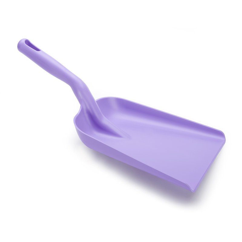 Heavy duty hand shovel - one piece, purple