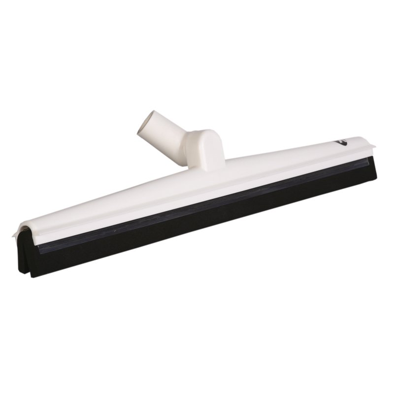 Double Blade Squeegee - Pivot Head, Black Blade, 600mm, White
