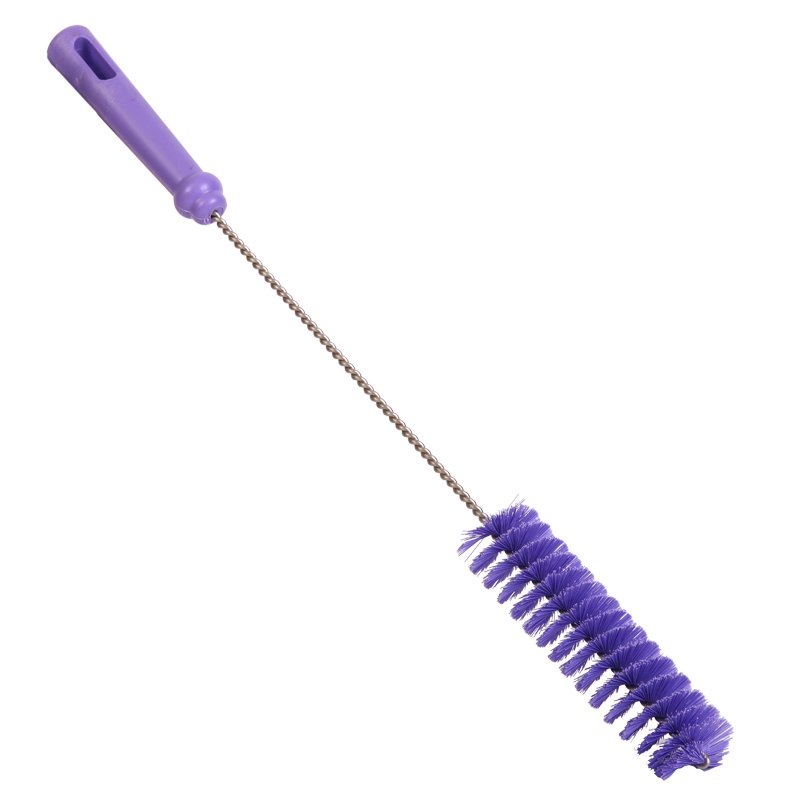 Bottle Brush - PBT Bristle, 40mmØ, 500mm Polygrip Handle, Purple