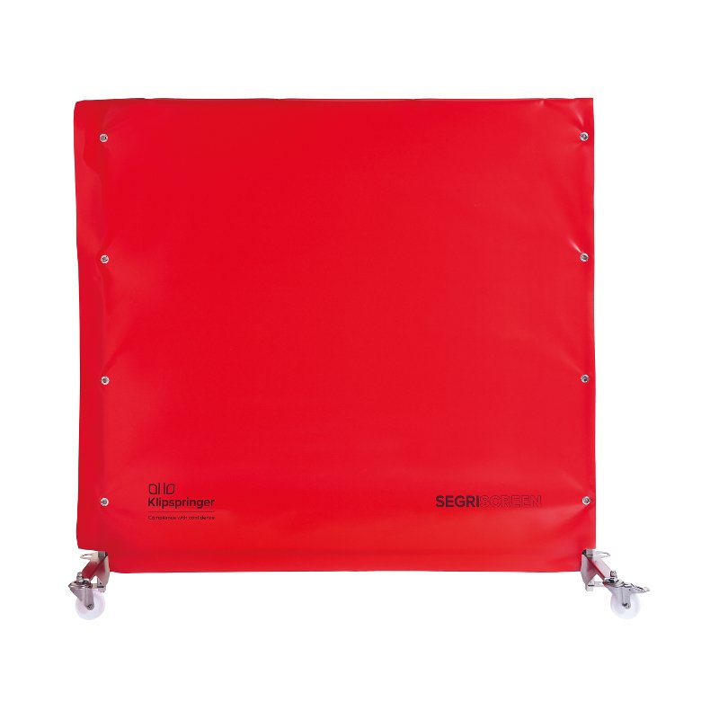SegriScreen [MK II]; Master Screen Section, 1800x1800mm, wheeled, red