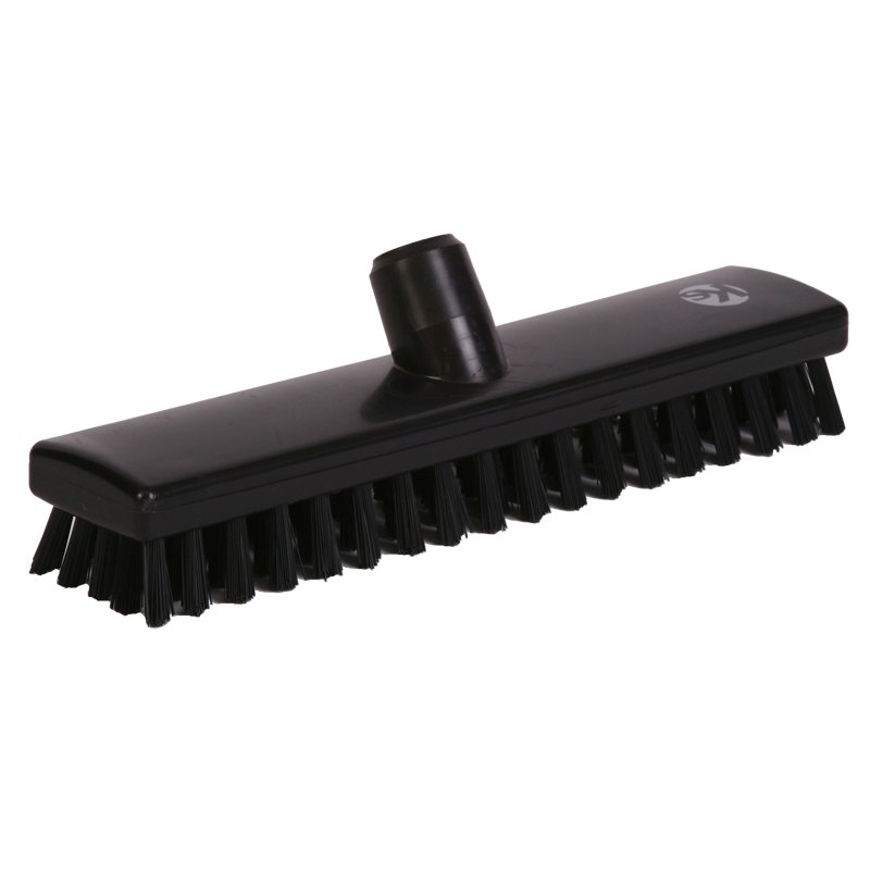 Deck Scrub - Extra Stiff PBT Bristle, 300mm, Black