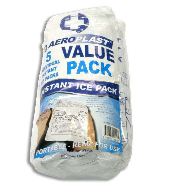 First aid - instant ice pack, pack of 5