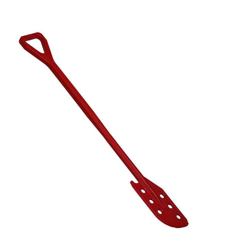 Detectable Paddle - One Piece, With Holes, Red