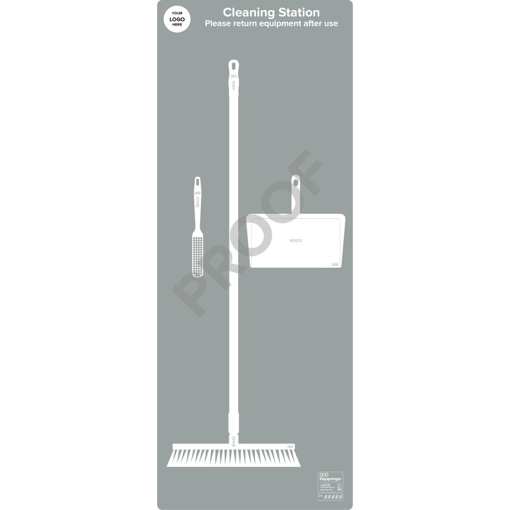 Floor Sweeping Station- Grey