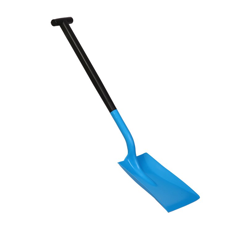Two Piece Shovel - Standard Blade, T-grip Handle, Blue