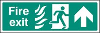 Fire exit - arrow up HTM