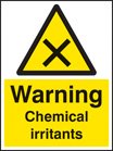 Warning chemical irritants