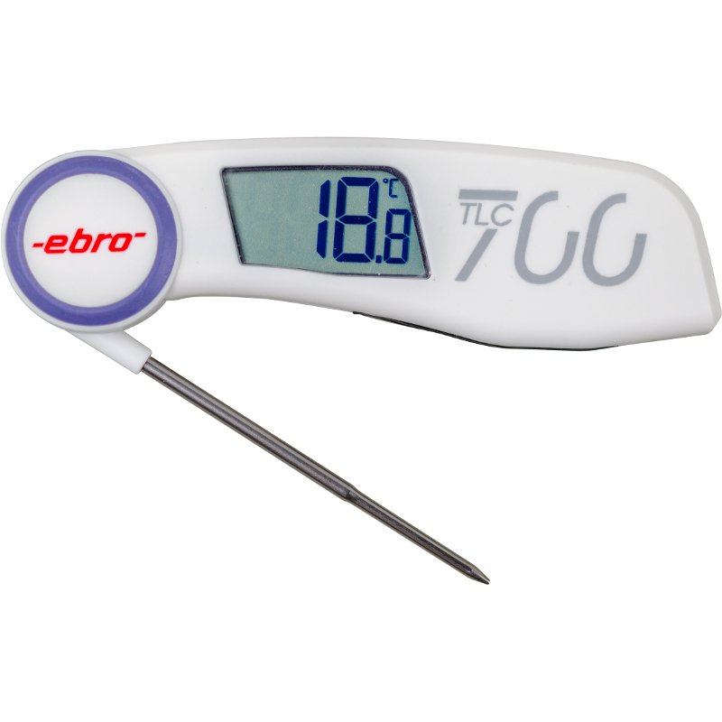 Folding Probe Thermometer, Blue
