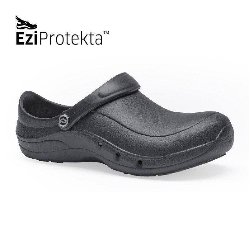 Washable Safety Shoe - UK Size 8, Black