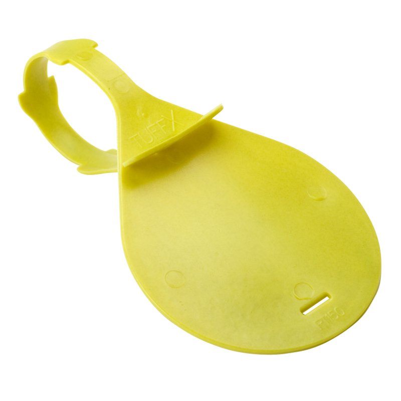 Tuffx Identification Tag, Met Det, 80x285mm, X25, Yellow
