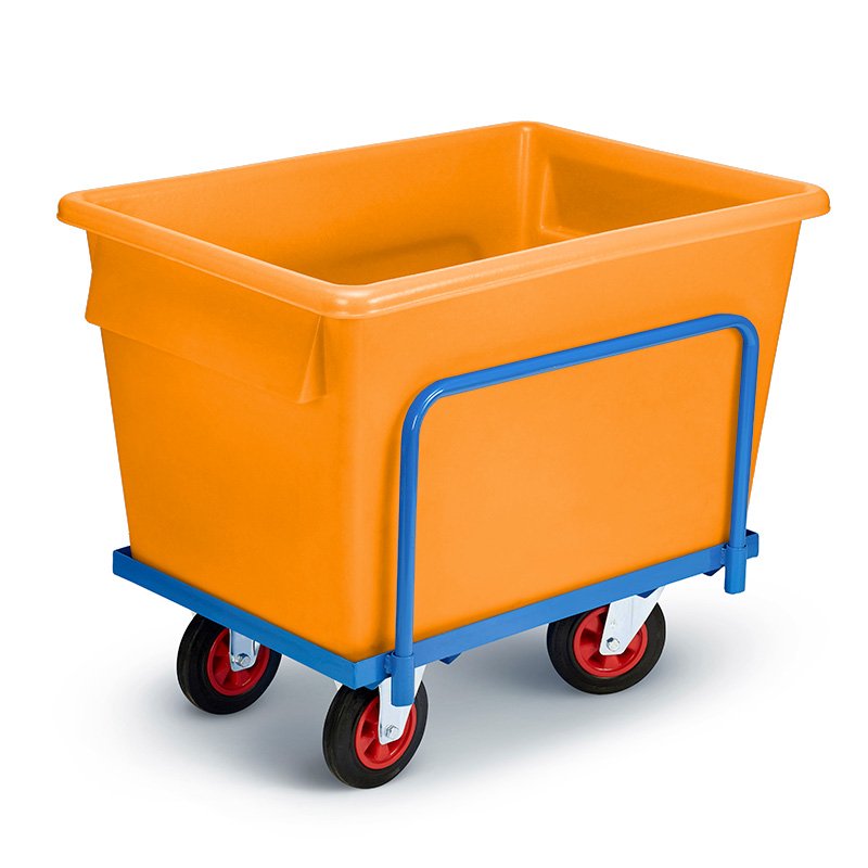Tapered tank & frame - 370ltr, orange (blue frame)
