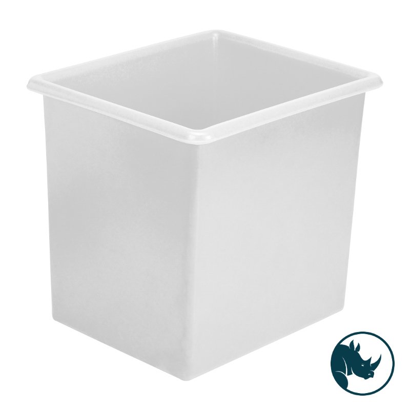 Tapered Tank - 135 Ltr, White