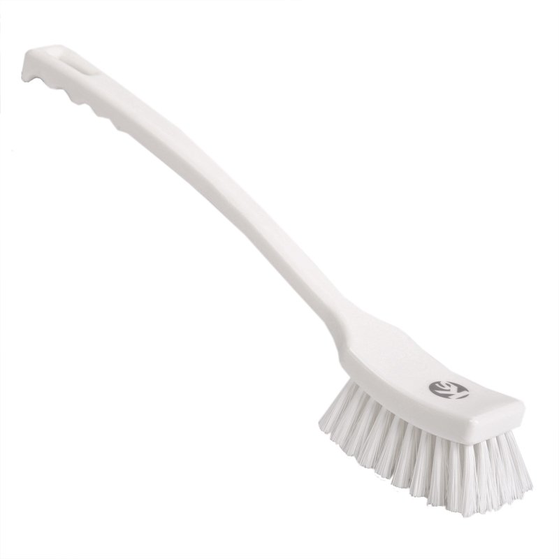 Long Utility Brush - Medium PBT Bristle, 410mm, White