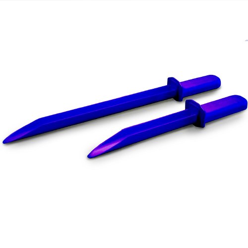 Powder spatula, Blue, 250mm, Box of 100