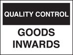 Quality control goods inward