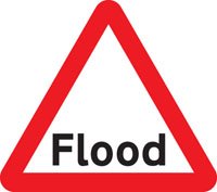 Flood 600mm triangle Class 1 zintec