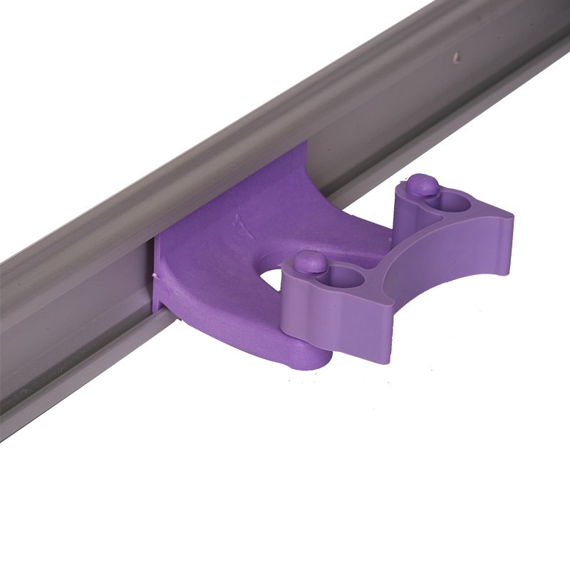 Holder - For Wall Rail, Band Type 22/32 ∅mm, Purple