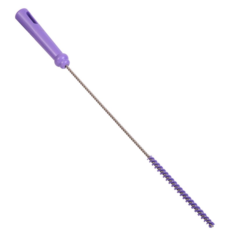 Bottle Brush - PBT Bristle, 10mmØ, 500mm Polygrip Handle, Purple