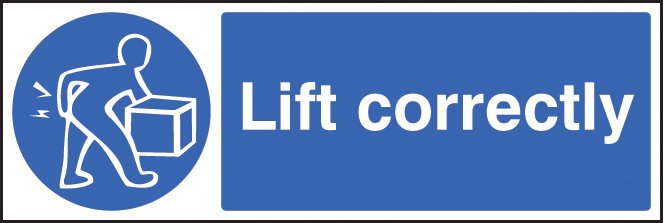 Lift correctly