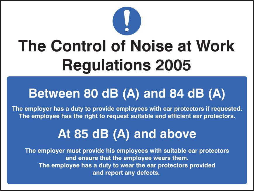 Noise at work regulations