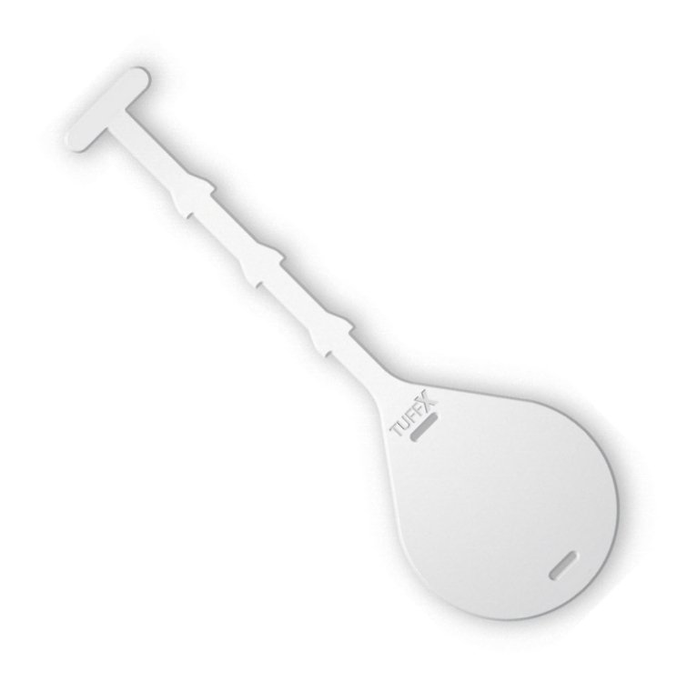 Tuffx Identification Tag, 80x285mm, X25, White
