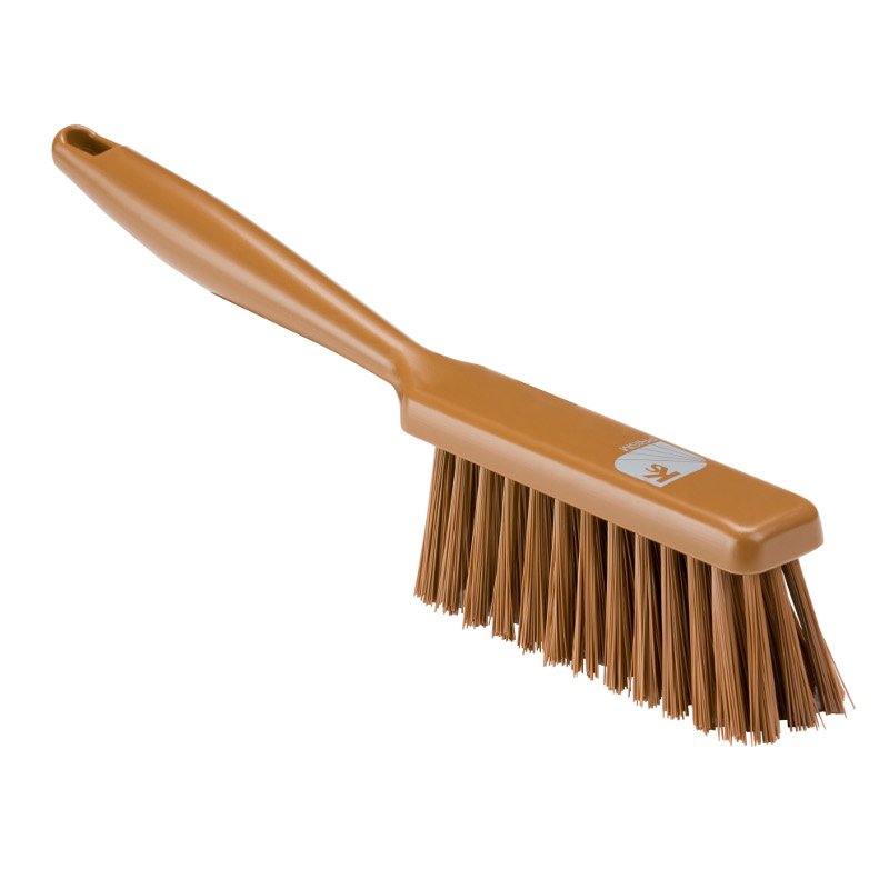 Bannister brush - medium/stiff PBT bristle, 340mm, brown