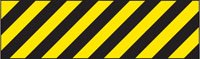 Hazard marker 600x150mm reflective aluminium left hand