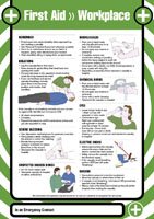 First aid workplace 420x594mm poster