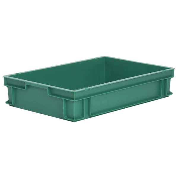 Stacking Box, 600x400x120mm, Green