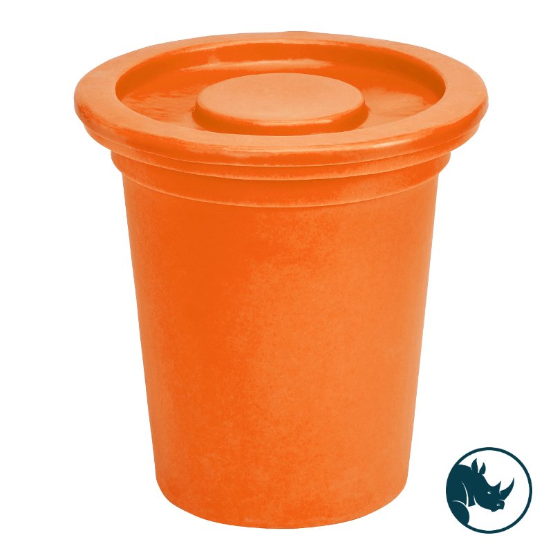 Tapered bin lid - to fit TP2045, orange