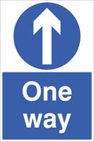 One way floor graphic 400x600mm