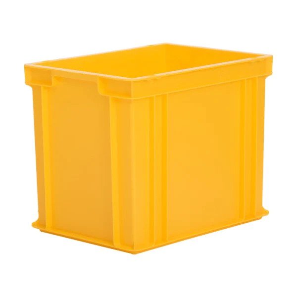 Stacking Box, 400x300x325mm, Yellow