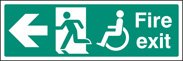 Disabled fire exit <---