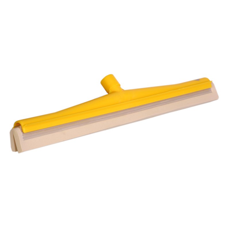 Double Blade Squeegee - White Blade, 600mm, Yellow
