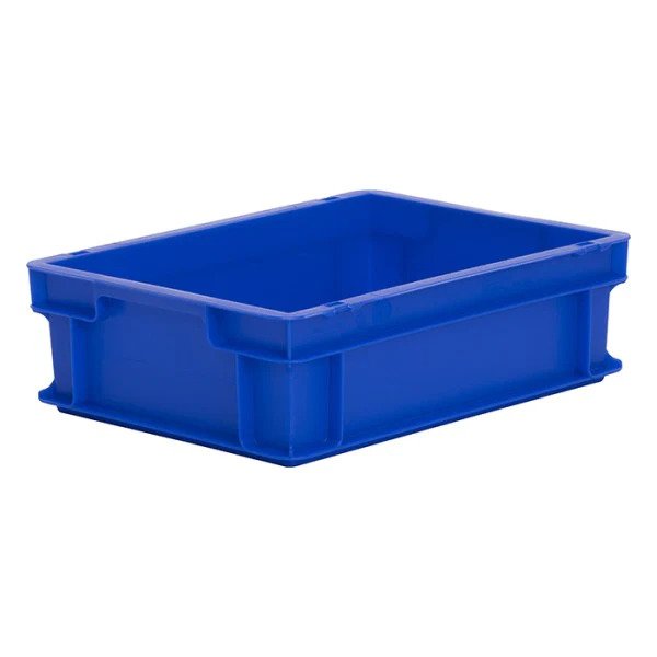 Stacking Box, 400x300x120mm, Blue
