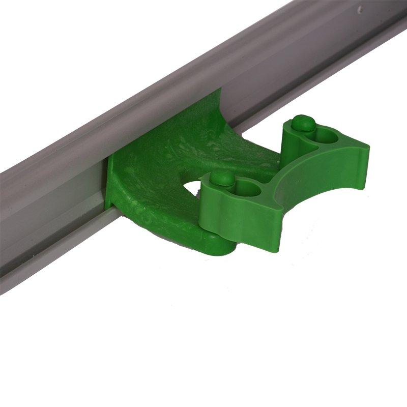 Holder - For Wall Rail, Band Type 22/32 ∅mm, Green