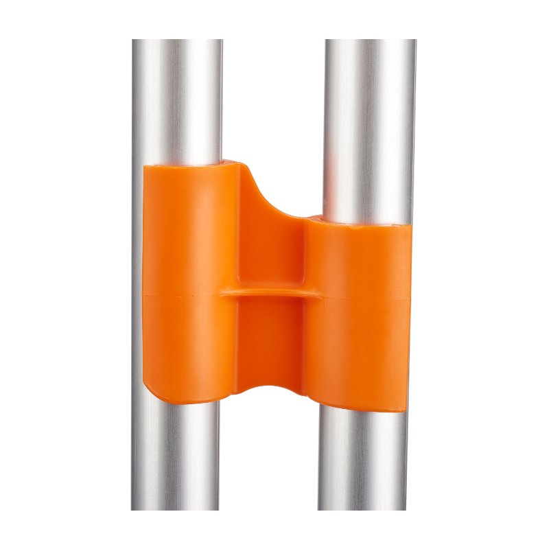 Plastic clip for lobby pan and brush, Orange