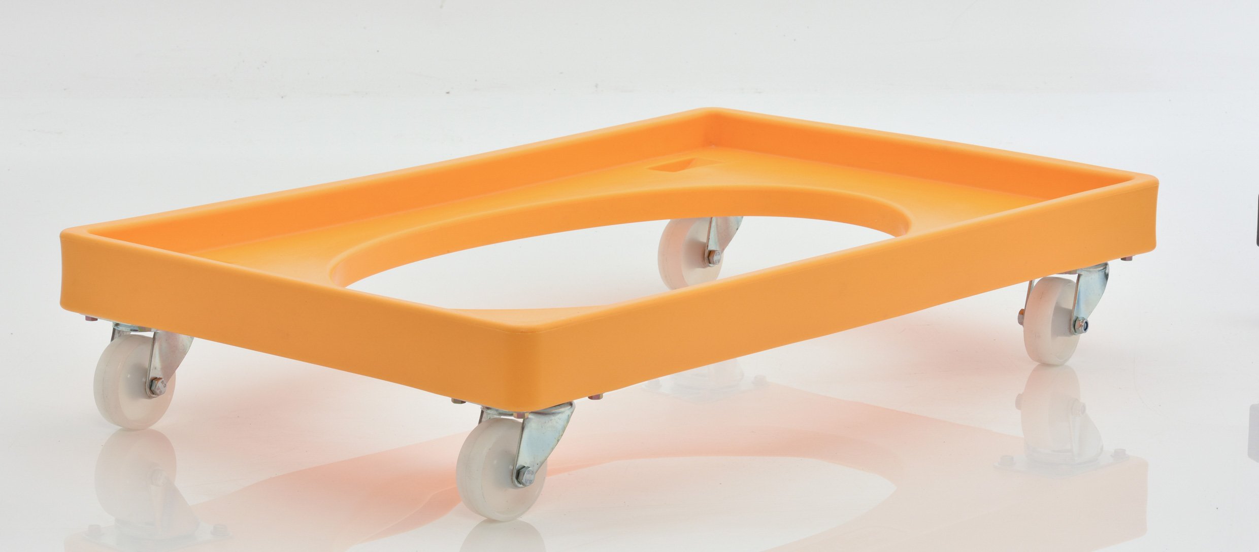Stacking Tray Dolly - Yellow