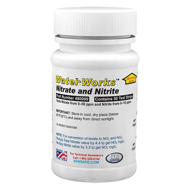 Nitrate/Nitrite, Nitrate: 0-50ppm, Nitrite: 0-10 ppm (Bottle of 