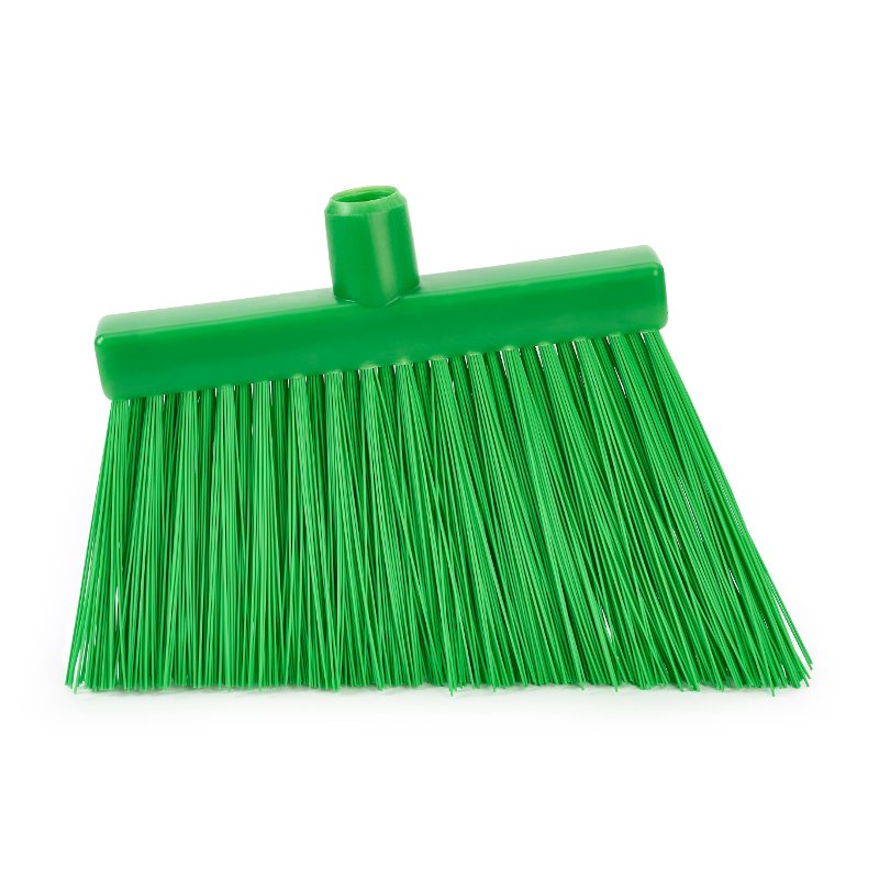 Lobby Brush With Angled Cut - Medium/Stiff PBT bristle, 270mm, Green