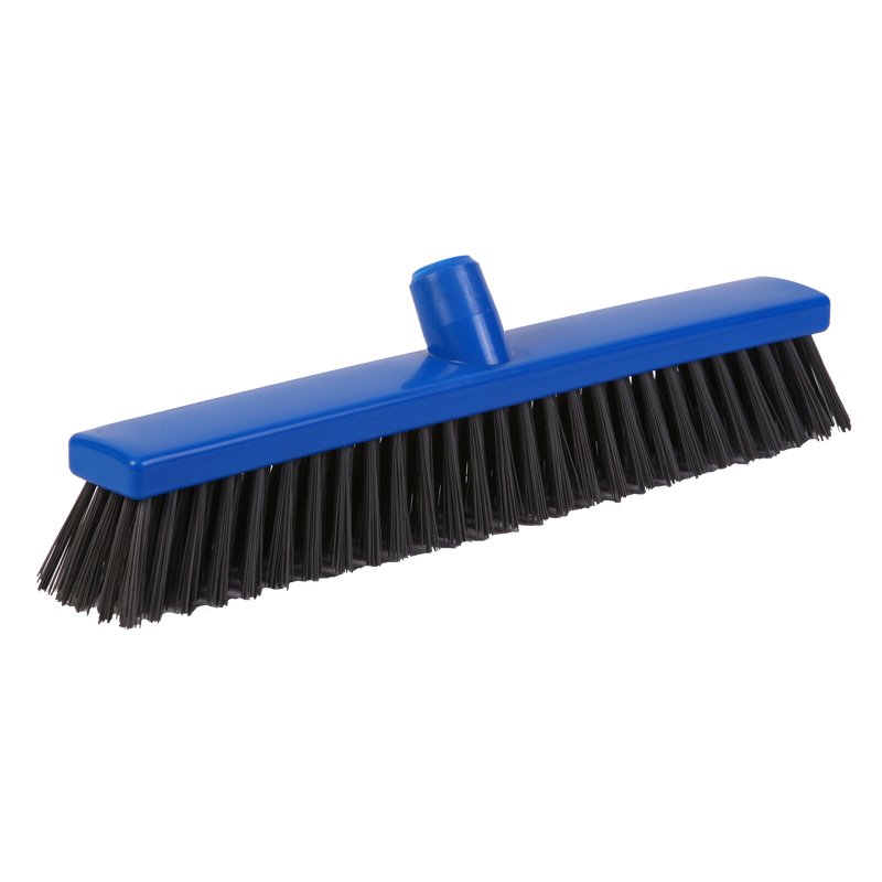 Detectable sweeper - stiff PBT bristle, 400mm, blue