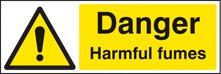 Danger harmful fumes