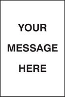 Your message here floor graphic 400x600mm