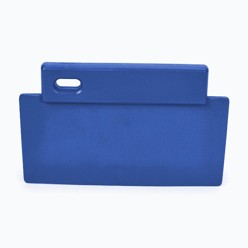 Detectable Heavy Duty Hand Scraper - 3 Way, 200mm, Blue